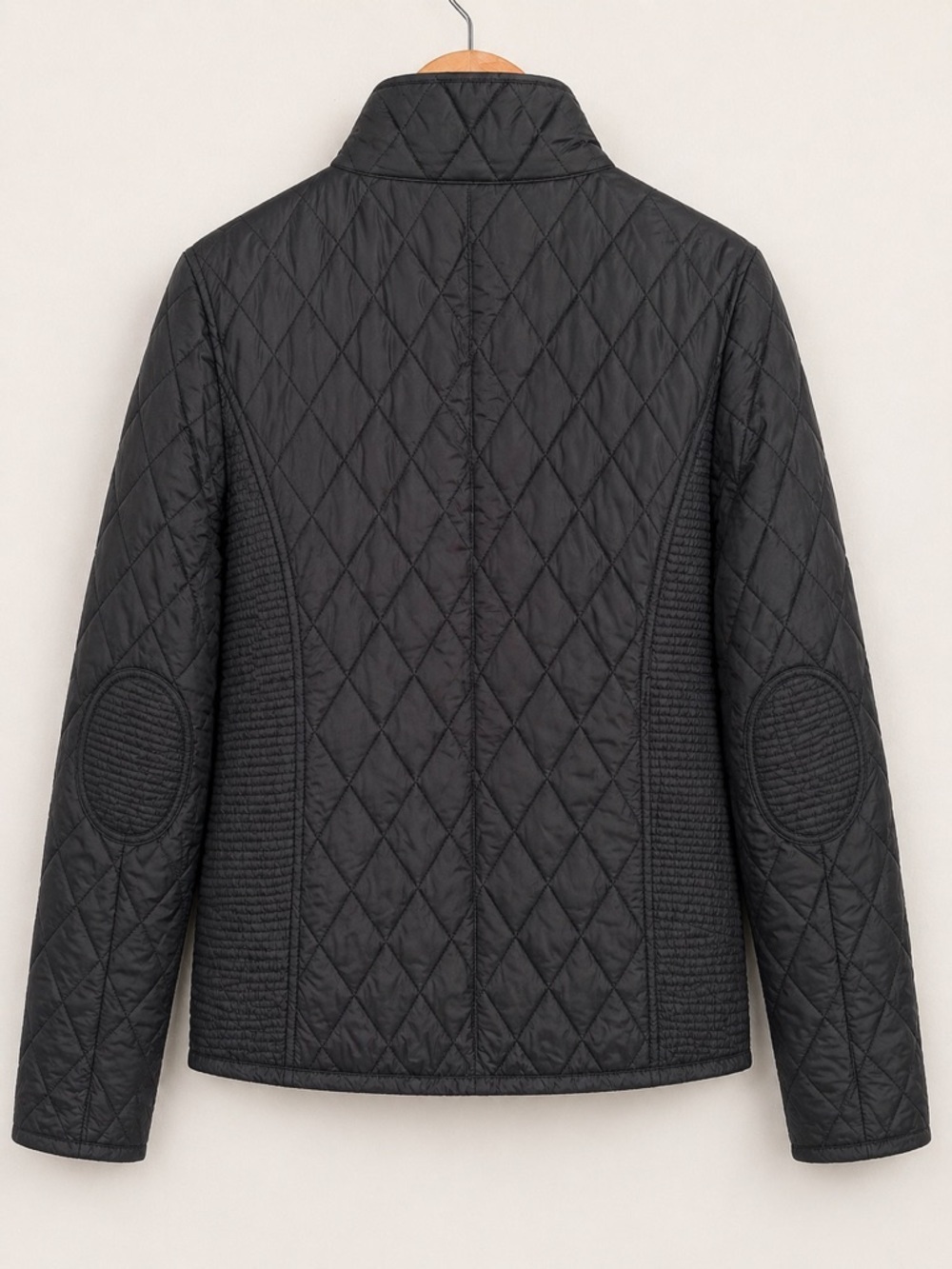 Banana Republic Quilted Black Puffer Jacket with Gold Hardware - Picture 2 of 4
